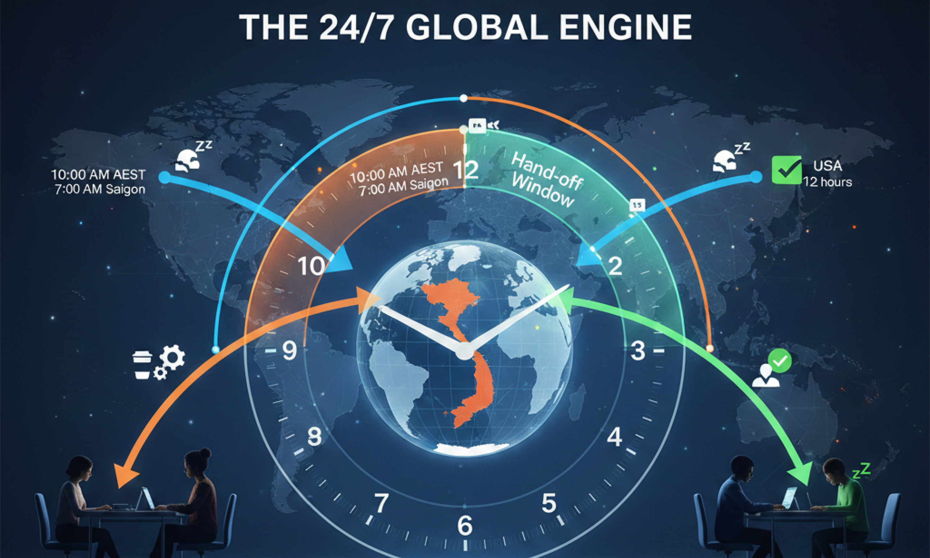 The 24/7 Engine: Turning Time Zones into Your Greatest Operational