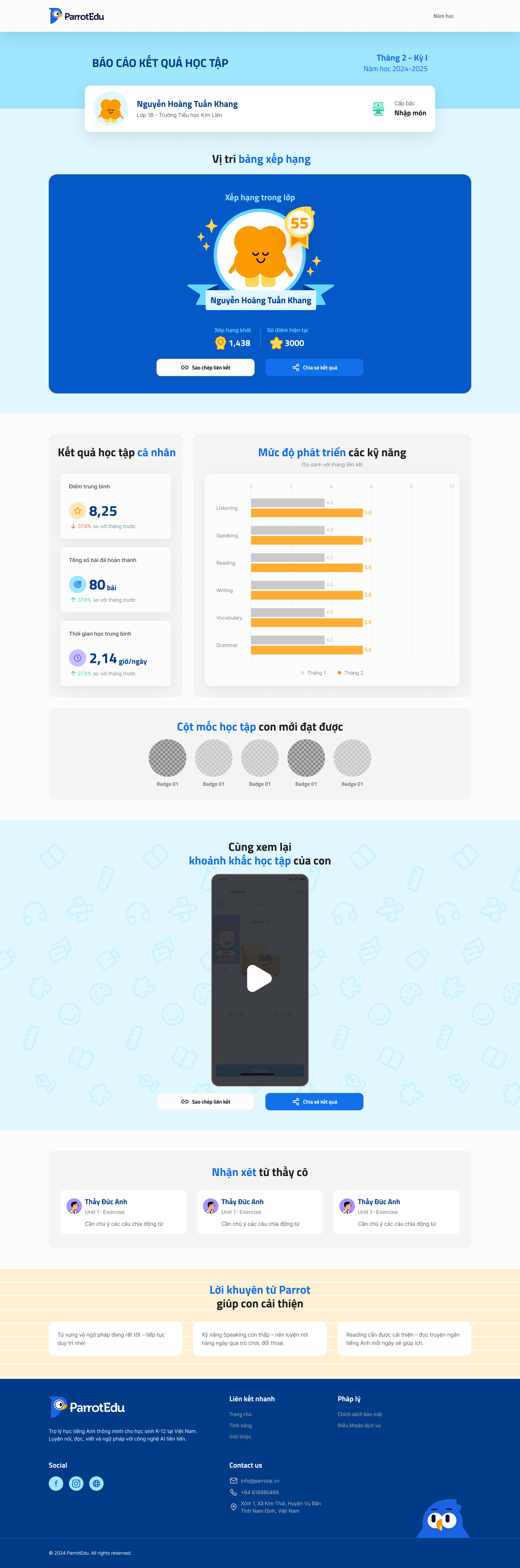 design parrot ai education application