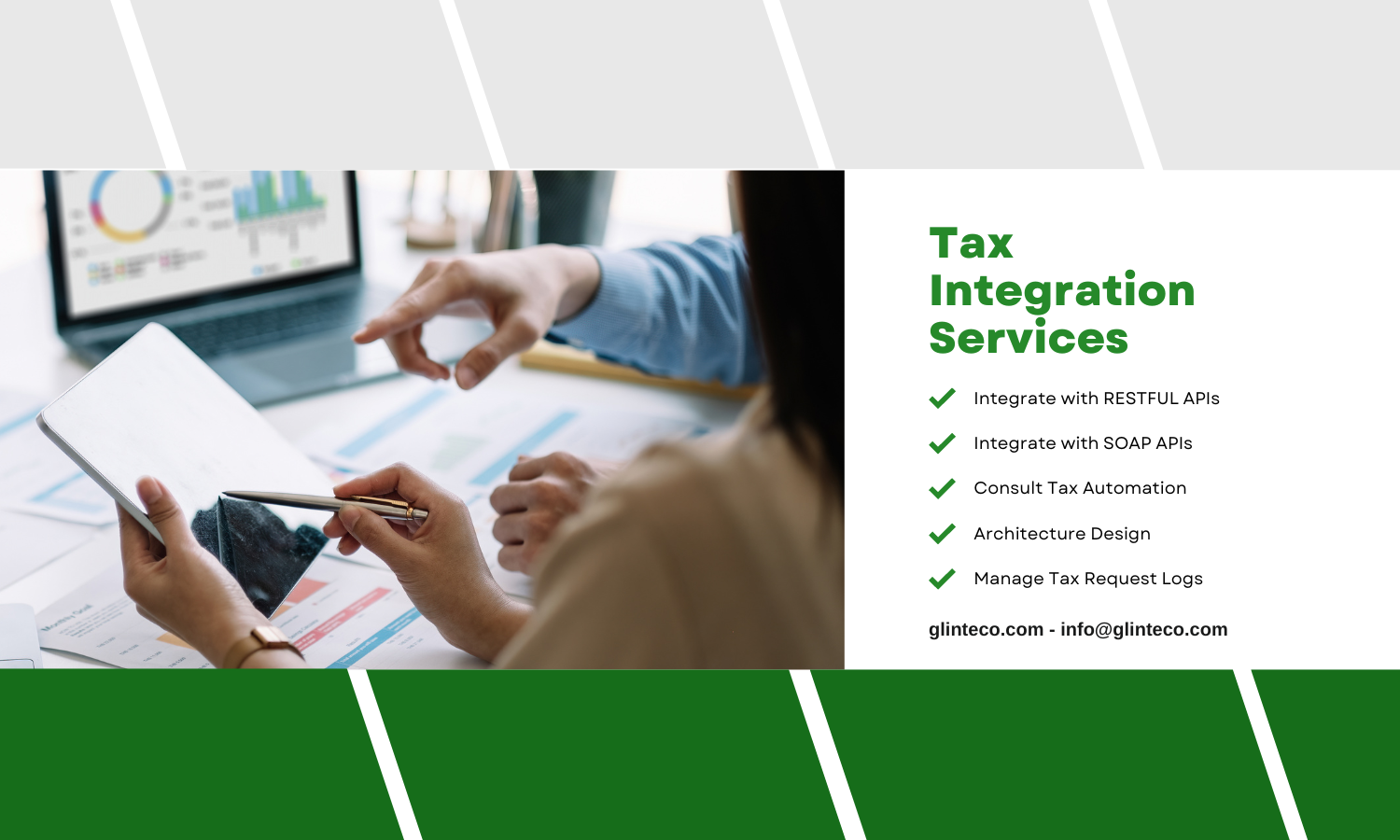 Tax integraiton services at Glinteco