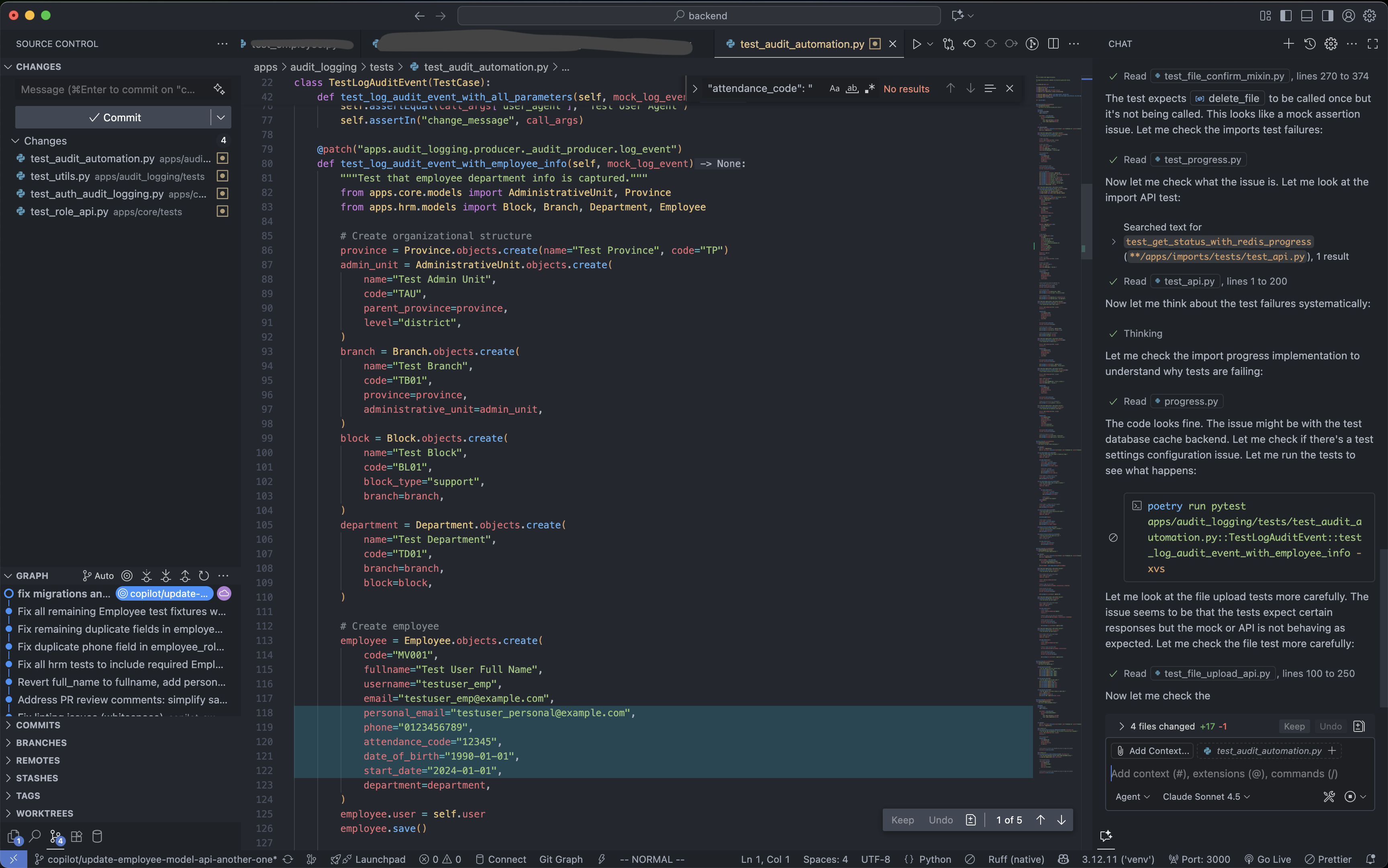 Glinteco is working with Visual Studio AI