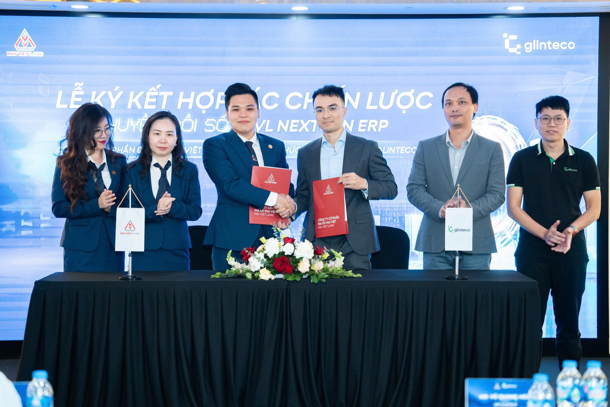 MaiViet Land and Glinteco collaborate together to build a great ERP NextGen application to manage a giant team with 1200 sales