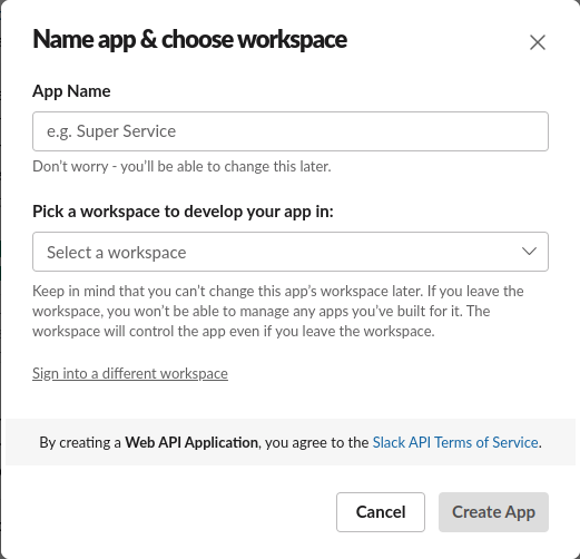 add name and workspace