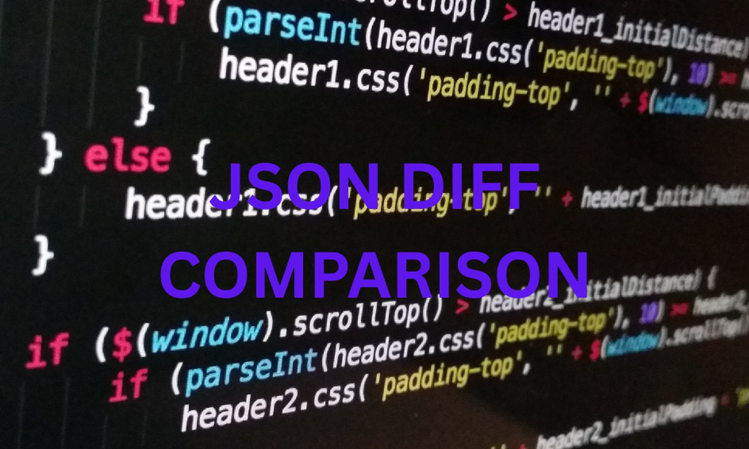 How to Build a JSON Diff Tool by JavaScript