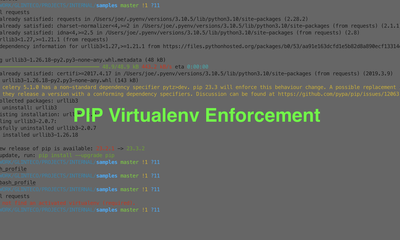 [TIPS] Exploring Best Practices: Forcing pip to Use Virtual Environments