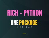 [One Package Per Day] Make Your Terminal Beautiful with rich
