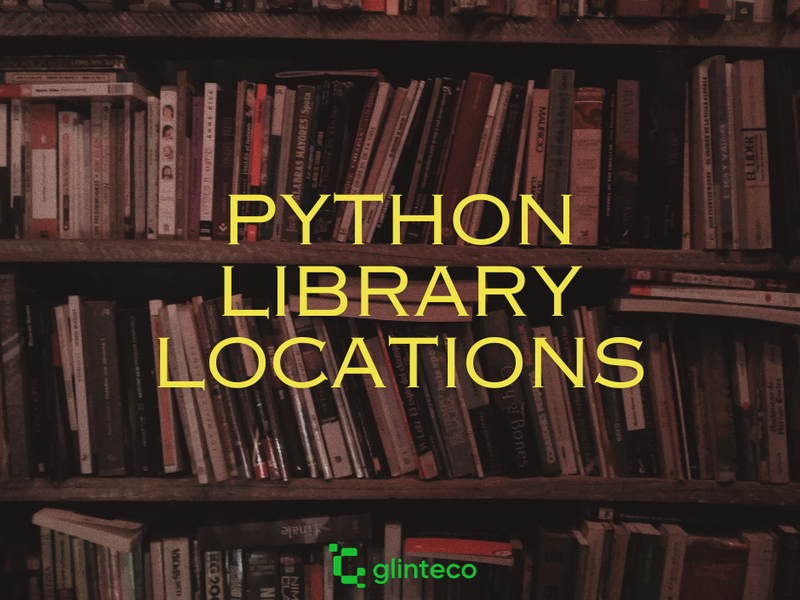 Python Library Locations - How to find