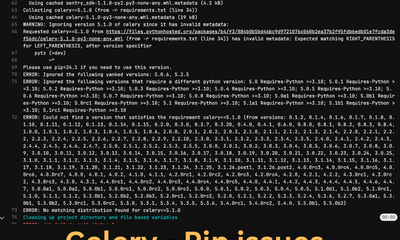 [TIPS] Troubleshooting Pip Installation Issues in CI/CD Pipelines