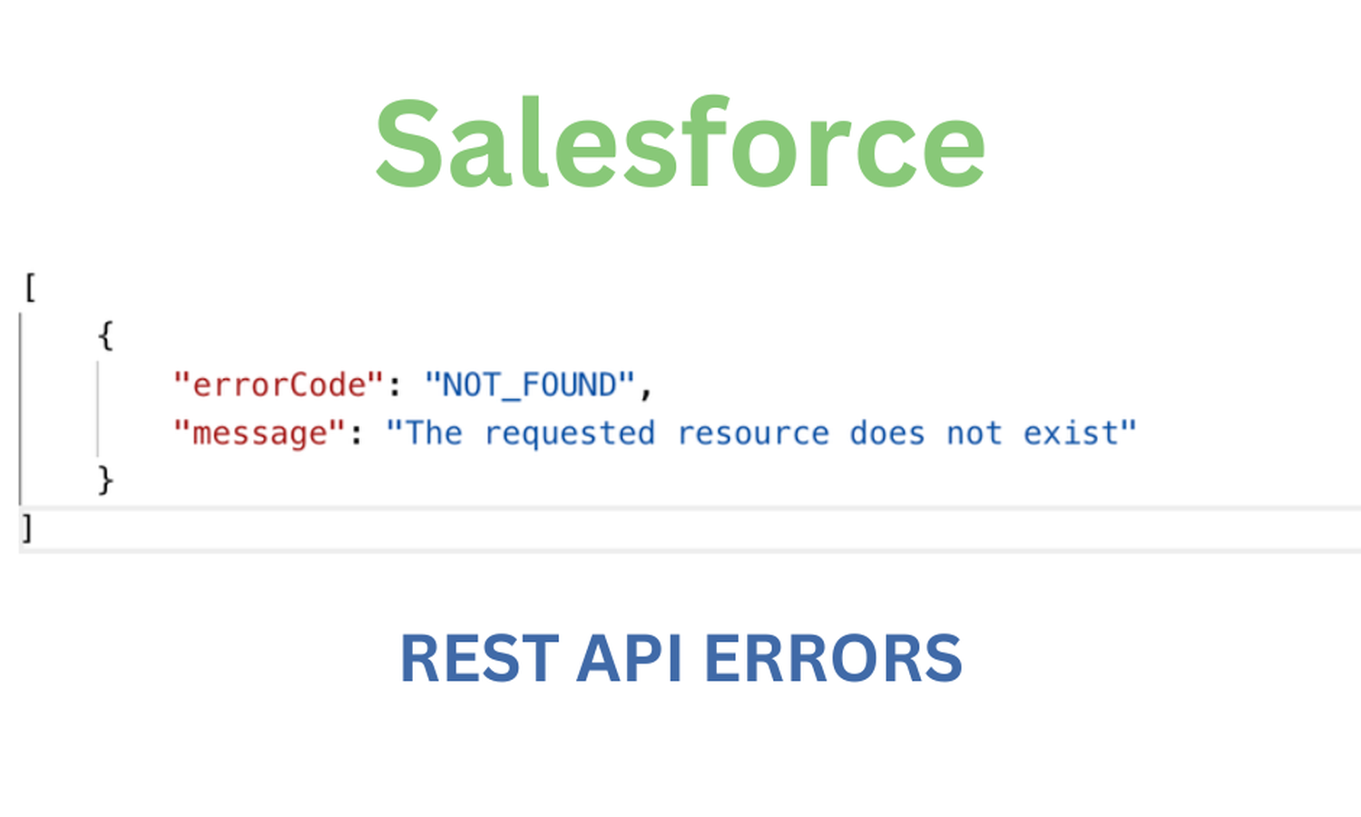 [TIPS] Salesforce REST API: The requested resource does not exist