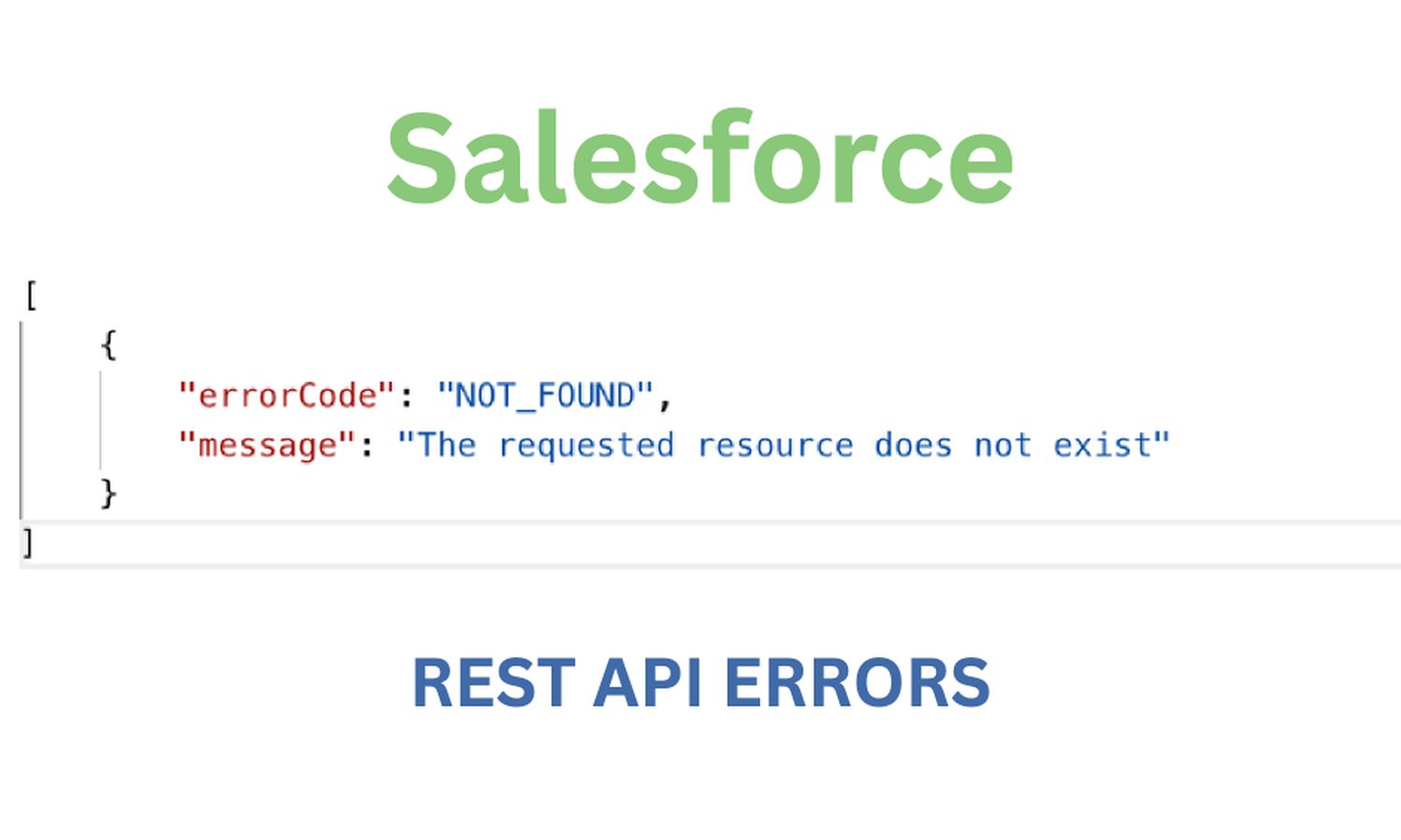 [TIPS] Salesforce REST API: The requested resource does not exist