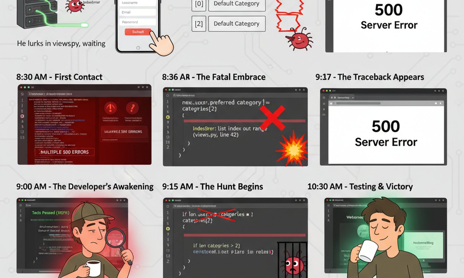 A Day in the Life of a Django Bug