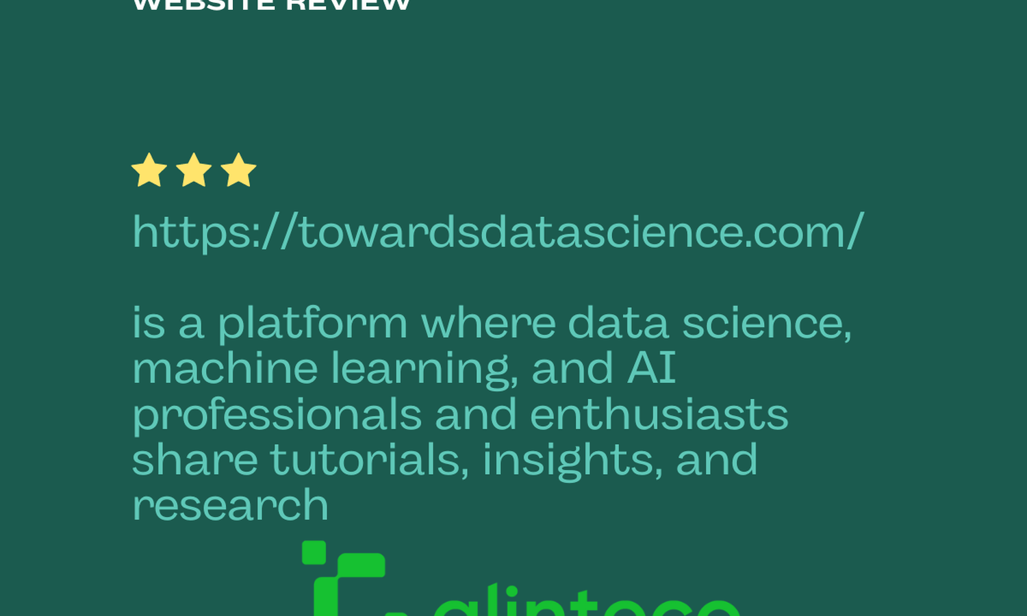 [Useful Site Review] Towards Data Science