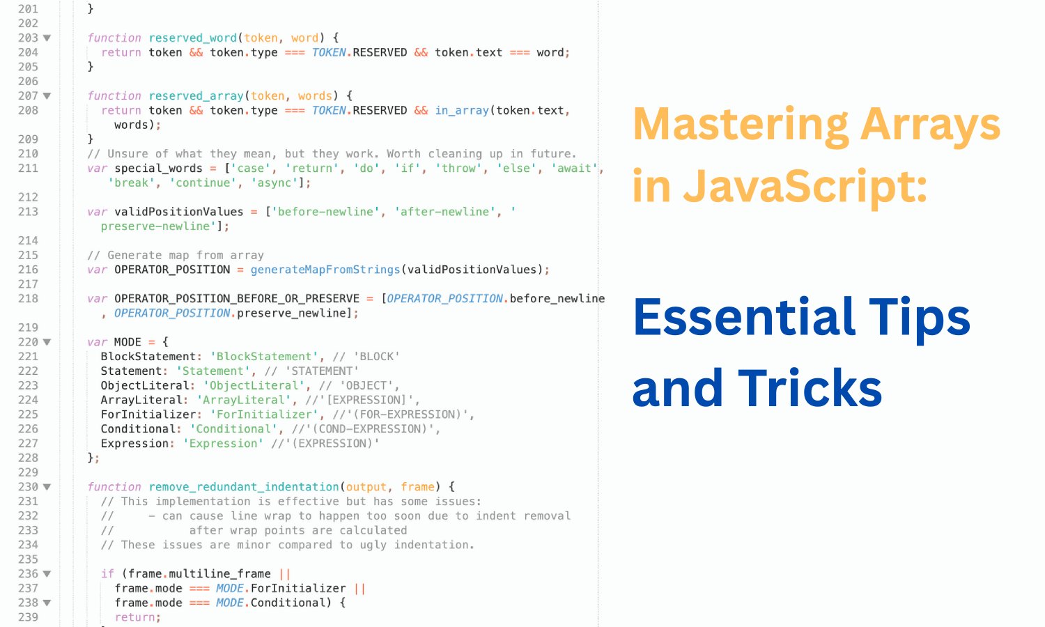 [TIPS] Javascript Array: Essential Tips and Tricks