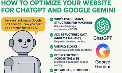 How to Optimize Your Website for ChatGPT and Google Gemini
