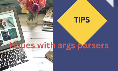 [TIPS] Python Argument Parser - Bad Practices