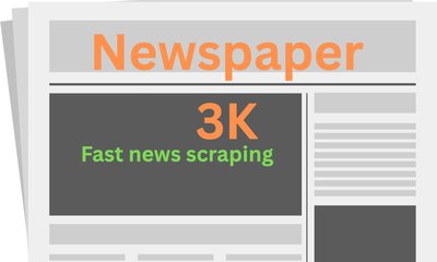 newspaper3k - A news scraper package