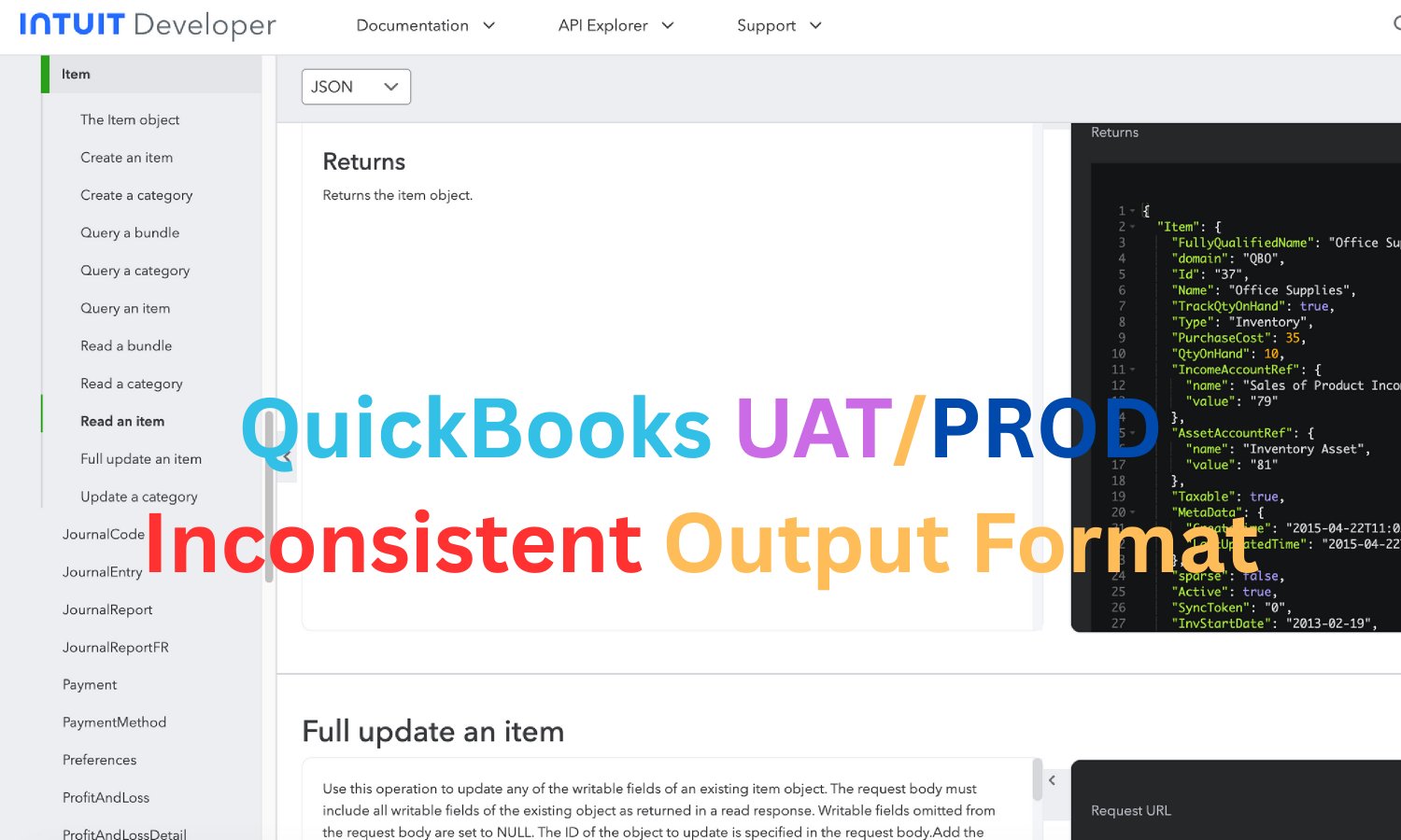 Debugging QuickBooks Online API: Missing Sales Tax Category Due to MinorVersion Parameter