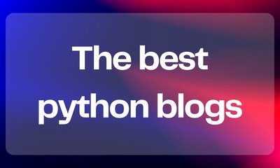 The Best Python Blogs