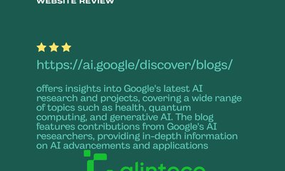 [Useful Site Review] Google AI Blog