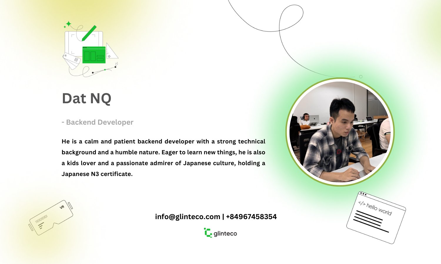 Meet Dat: The Humble and Hardworking Backend Developer with a Passion for Japan and Technology