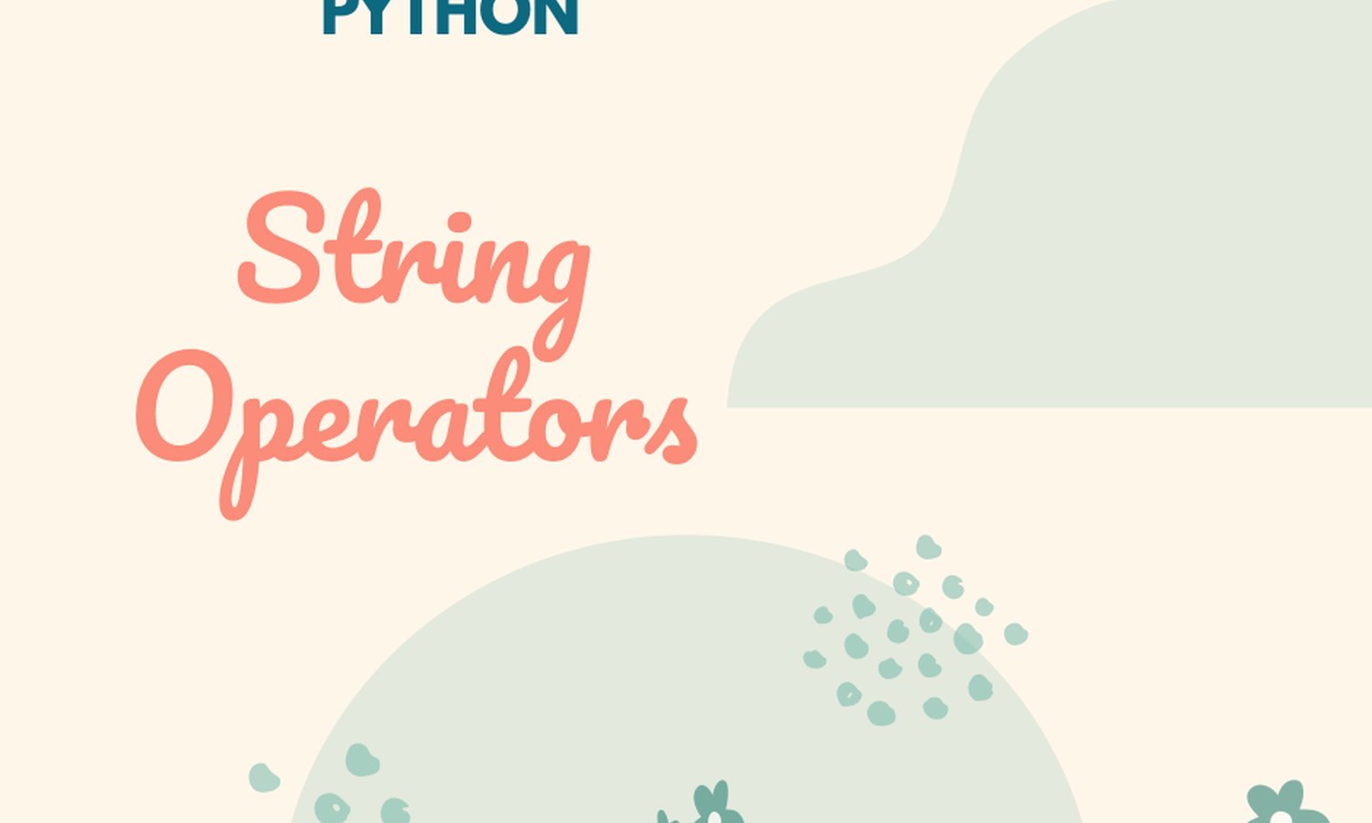 The Power of Python String Operators
