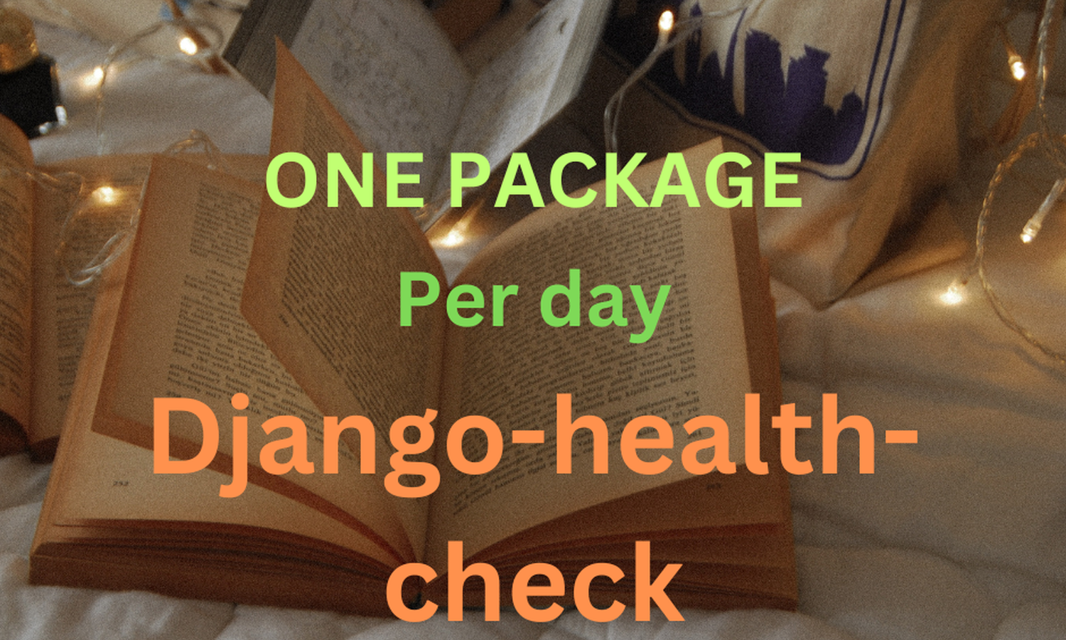 [One Package Per Day] Django Health Check