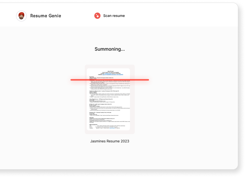 Resume Genie