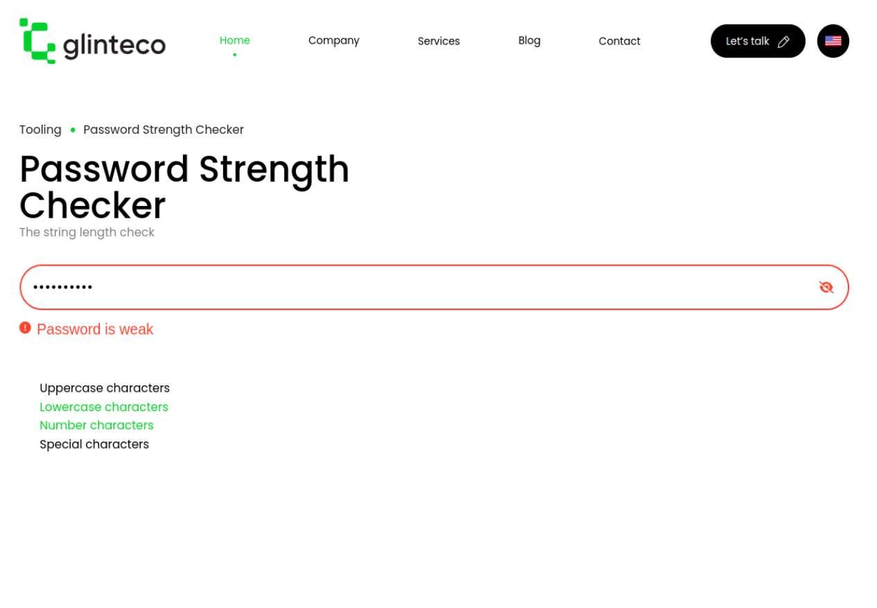 Password Strength Checker